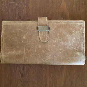 Sseko Ethical Camel Travel and Passport Wallet